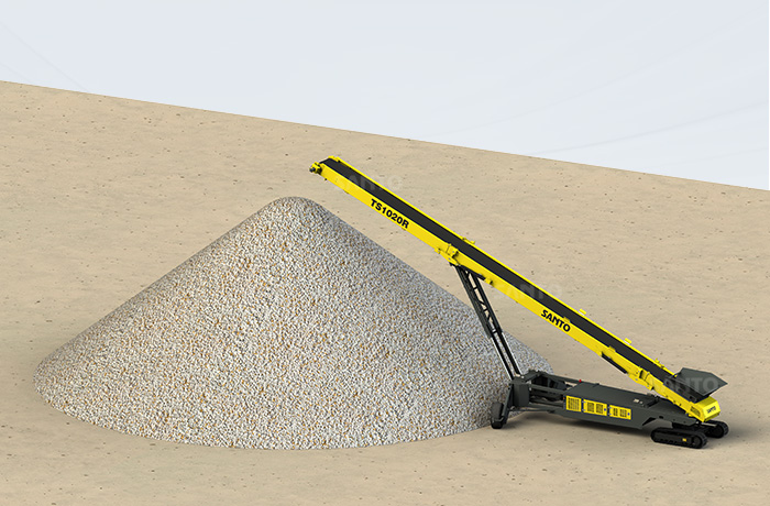 Tracked Radial Stacker