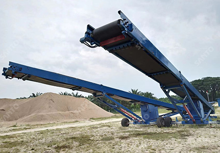 Two sets of mobile conveyors in Malaysia